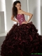 2015 Wholesale Multi Color Quinceanera Gowns with Ruffles and Appliques