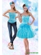 Detachable 2015 Appliques and Pick Ups Strapless Prom Dress in Baby Blue