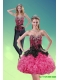 Detachable 2015 Sweetheart Multi Color Prom Dress with Ruffles and Beading