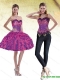 Detachable New Style Sweetheart Multi Color 2015 Prom Dress with Beading and Ruffles
