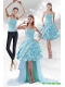 Detachable Sweetheart 2015 Prom Dress with Beading and Ruffled Layers