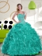 Best Sweetheart Beading and Ruffles Quinceanera Dress for 2015