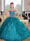 2015 Best Sweetheart Quinceanera Dresses with Beading and Pick Ups