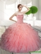 Decent Ball Gown Beading and Ruffles Quinceanera Dresses for 2015