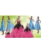 Multi Color Sweetheart Quinceanera Gown and Strapless Hand Made Flower Prom Dresses and Ruffles and Beading Little Girl Dress