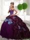 New Styles Sweetheart 2015 Quinceanera Gown with Appliques and Pick Ups