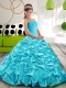 New Styles Sweetheart Sweet 16 Dresses with Appliques and Pick Ups