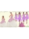 Strapless Beading Multi Color Quinceanera Dress and Ruching Short Prom Dresses and Beading Multi Color Little Girl Dress