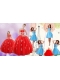 Sweetheart Ball Gown Red Quinceanera Gown and V Neck Beading Short Prom Dresses and Red Halter Top Little Girl Dress