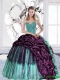 2015 Classical Sweetheart Quinceanera Gown with Pick Ups and Ruffles
