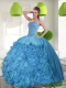 2015 Elegant Sweetheart Quinceanera Dresses with Beading and Ruffles