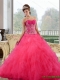 2015 Wholesale Ball Gown Sweet 15 Dresses with Ruffles and Appliques