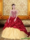 Exquisite Beading and Pick Ups Sweetheart15th Birthday Dresses for 2015