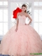 The Custom Made Beading and Ruffles Sweetheart Quinceanera Gown for 2015