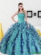 Discount Beading and Ruffles Sweetheart Sweet 16 Dress for 2015