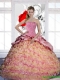 Latest Pick Ups and Ruffles Sweetheart 15th Birthday Dresses in Multi Color