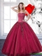 Sweetheart 2015 Affordable 15th Birthday Dresses with Beading and Appliques