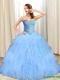 Custom Made Beading and Ruffles 2015 Quinceanera Dresses in Multi Color