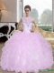 New Style Beading and Ruffles Ball Gown Sweet 16 Dresses for 2015