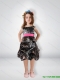 Fashionable Knee Length Camo Flower Girl Dresses with Sashes