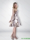 Elegant Multi Color Strapless Knee Length Camo 2015 Prom Dresses