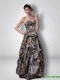 Perfect A Line Sweetheart Beading Camo 2015 Prom Dresses with Outdoor