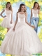 Perfect Hand Made Flowers and Beaded Best Quinceanera Dresses with Bateau