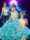 Popular Hand Made Flowers and Beaded Best Quinceanera Dresses with Pick Ups