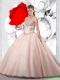 New Style 2015 Winter Champagne Dresses for Quinceanera with Beading