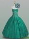 2015 Classical Strapless Quinceanera Dresses with Beading and Appliques