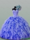 2015 Quinceanera Dresses with Beading and Ruffles