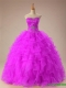 2015 Summer Sweetheart Quinceanera Dresses with Beading