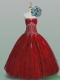 Classical Strapless Sweet 16 Dresses with Beading and Appliques