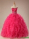 Fashionable Sweetheart Quinceanera Dresses with Beading and Ruffles for 2015