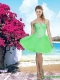 2016 New Arrival Spring Green Sweetheart Junior Dress with Beading