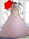 Perfect Baby Pink Beading Quinceanera Dresses with for 2016