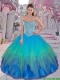 Cheap Multi Color Sweetheart Sweet 16 Dresses with Beading