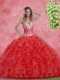 Pretty Sweetheart Beaded Quinceanera Dresses with Ruffles