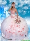 2016 Perfect Sweetheart Quinceanera Dresses with Appliques and Lace
