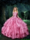 Artistic Appliques and Ruffles Quinceanera Dresses for 2016
