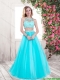 2016 Elegant Spring A Line Prom Dresses with Appliques and Beading
