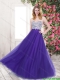 2016 Fashionable Spring Sweetheart Purple Prom Gowns with A Line