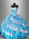 Ball Gown Beautiful Sweet 16 Dresses with Beading and Ruffles