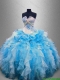 Beautiful Strapless Beaded and Ruffles Quinceanera Gowns in Multi Color