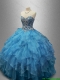 Beautiful Sweetheart Quinceanera Dresses with Beading and Ruffles