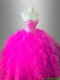 Discount Ball Gown Ruffles Sweet 16 Gowns with Beading