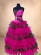 Discount Multi Color Sweet 16 Gowns with Ruffled Layers