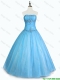Discount Strapless Beaded Quinceanera Dresses with Floor Length