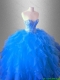 Ruffles and Beaed Beautiful Quinceanera Dresses with Sweetheart