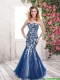 Luxurious Mermaid Sweetheart Prom Dresses with Appliques and Beading